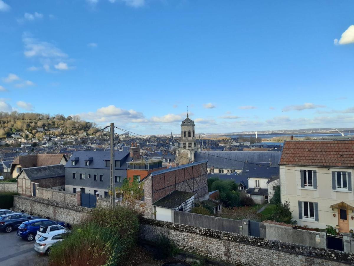 Vue Sur Seine Et Honfleur Apartamento Exterior foto